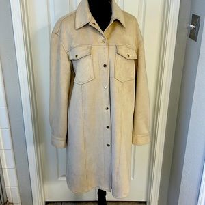 Marc New York size S Suede Shacket